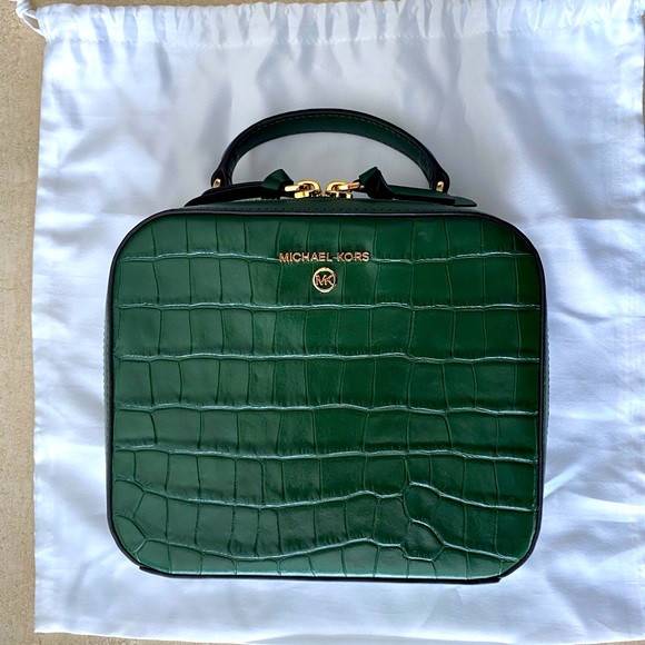 MICHAEL Michael Kors Handbags - Michael Kors Small Croc embossed Jet Set Crossbody